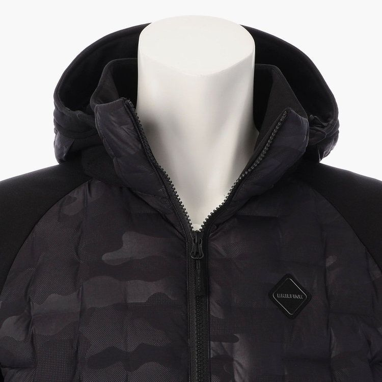 MEN'S WINDBLOCK MOLE YARN KNIT BLOUSON | ブルゾン | ブラック×カモ | メンズ | ゴルフウェア