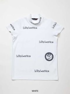 FAST DRYING LOGO MOCK | モックネックシャツ | ホワイト | レディース | ゴルフウェア