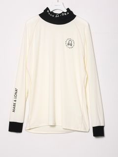 Contact Micro fleece Top | インナーウェア | モックネック | タートルネック | ホワイト | メンズ | ゴルフウェア