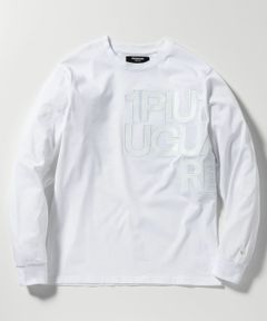 フェイクレザーロゴロングT | Tシャツ | ホワイト | メンズ