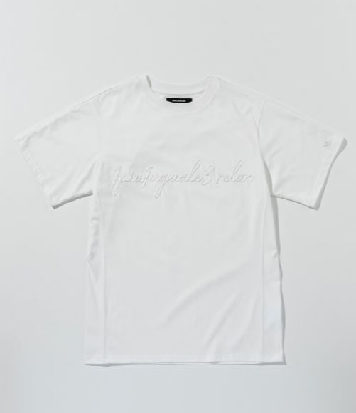 ロープ刺繍ロゴ半袖Tシャツ | Tシャツ | ホワイト | メンズ