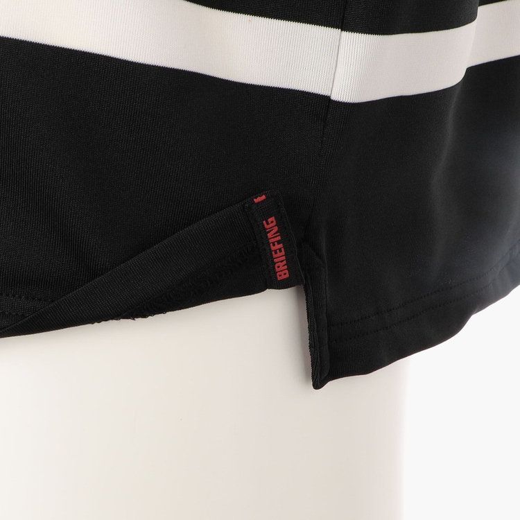 MEN’S PANEL STRIPE HIGHNECK （リラックスフィット） | ハイネックシャツ | ブラック | メンズ | ゴルフウェア