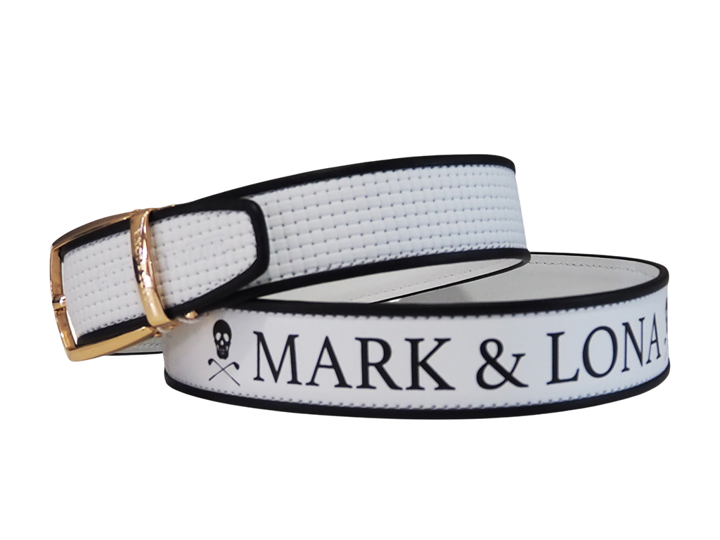 Panza Weave Leather Belt | ベルト | ホワイト | ユニセックス | ゴルフ