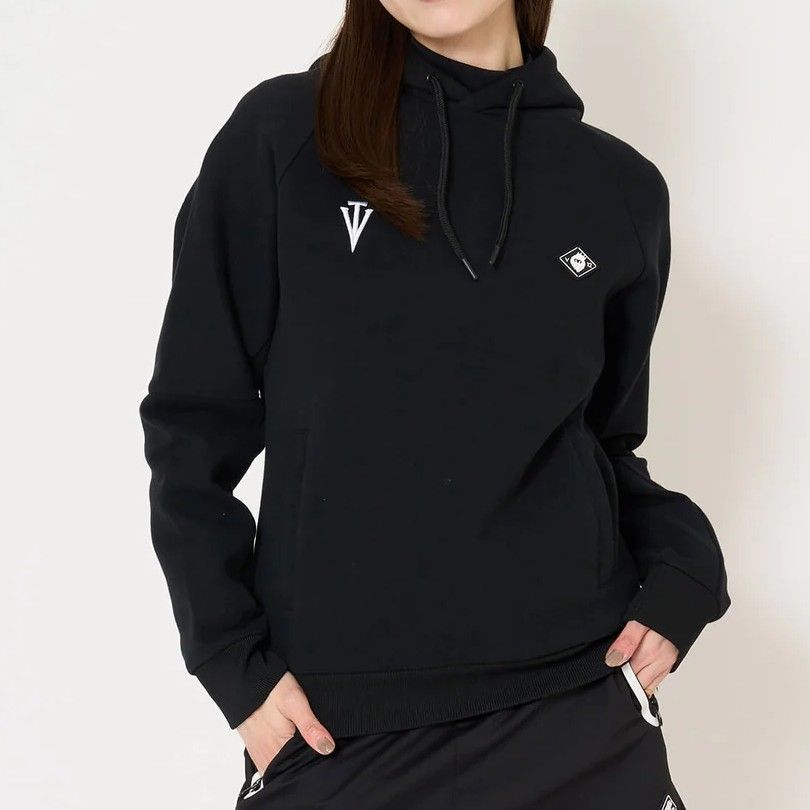 BACK AWA PARKA | パーカー | ブラック | レディース | ゴルフウェア
