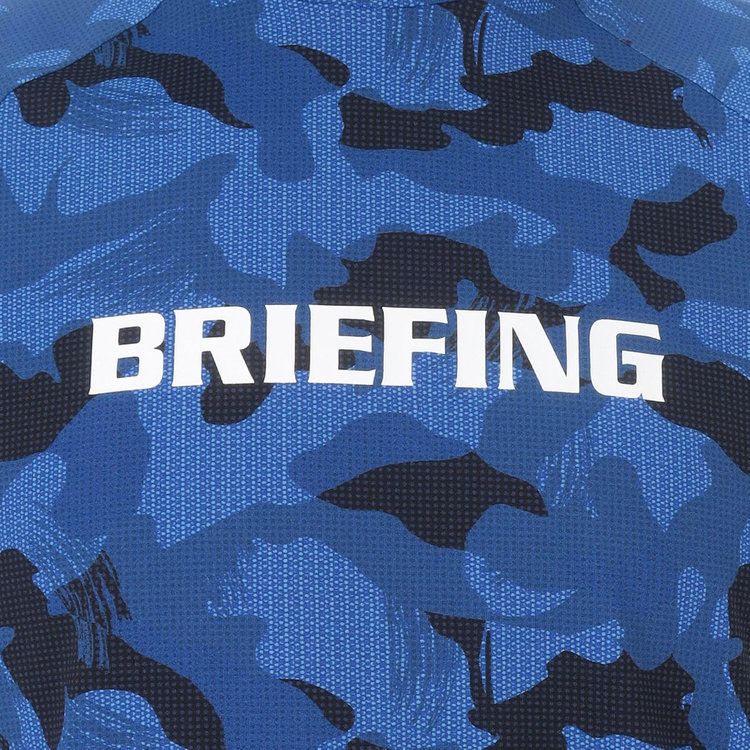 MENS CAMOUFLAGE MOCK NECK RELAXED FIT | モックネックTシャツ | ネイビー | メンズ | ゴルフウェア