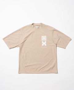 サーフモックネック S/S(Nalu＆Turf) | モックネックシャツ | ベージュ | メンズ | ゴルフウェア