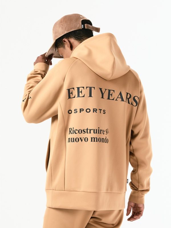 DOUBLEKNIT SEPARATE GRAPHIC ZIP HOODIE  | ブルゾン | ベージュ | メンズ | ゴルフウェア