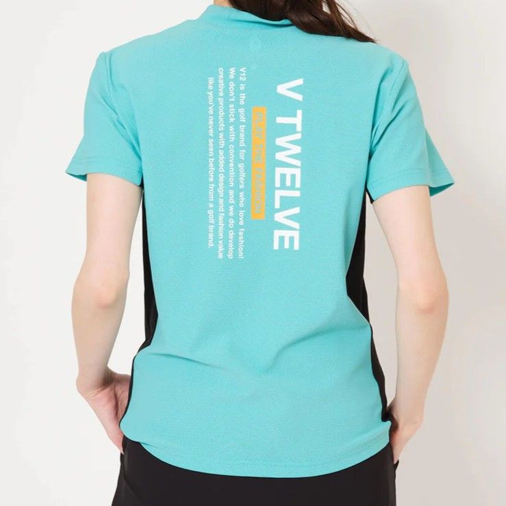 EXP MOCK | モックネックシャツ | ターコイズ | レディース | ゴルフウェア