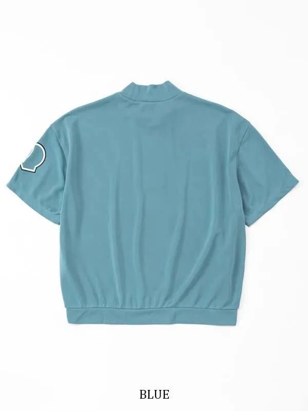 H/S MOCK SHIRTS | モックネック | ブルー | レディース | ゴルフウェア