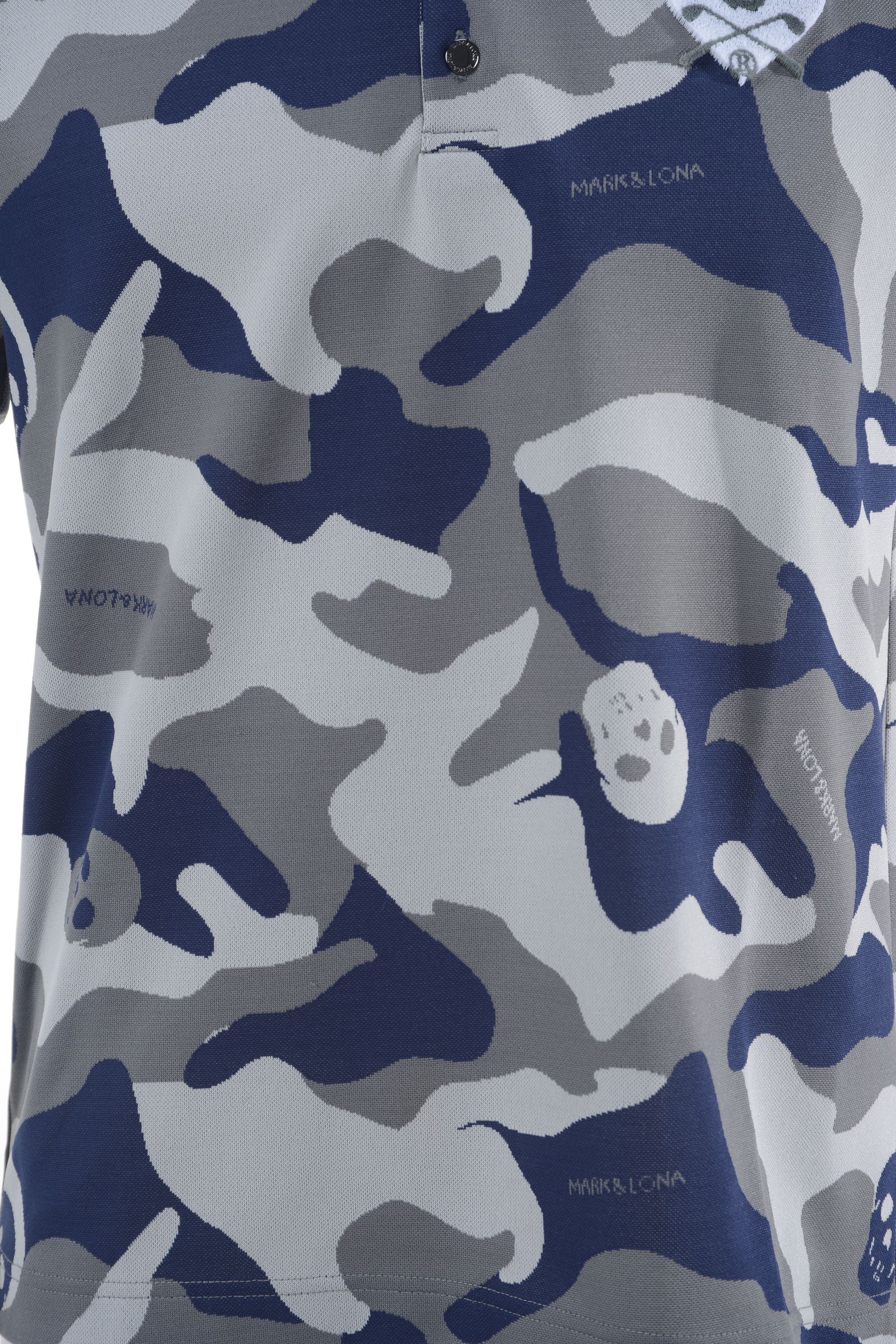 MARK & LONA カモフラージュ ゴルフシャツ MARK&LONA - Milo Camo Tee | モックネック | 半袖Tシャツ
