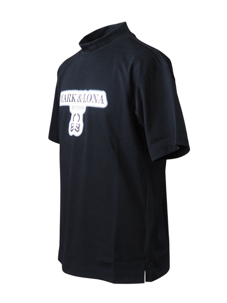 Blur Sign Spectrum Performance Mock | Tシャツ | ブラック | メンズ | ゴルフウェア