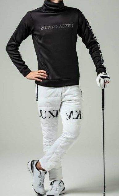 ランダムラインストーンハイネックTシャツ | Tシャツ | ブラック | メンズ | ゴルフウェア