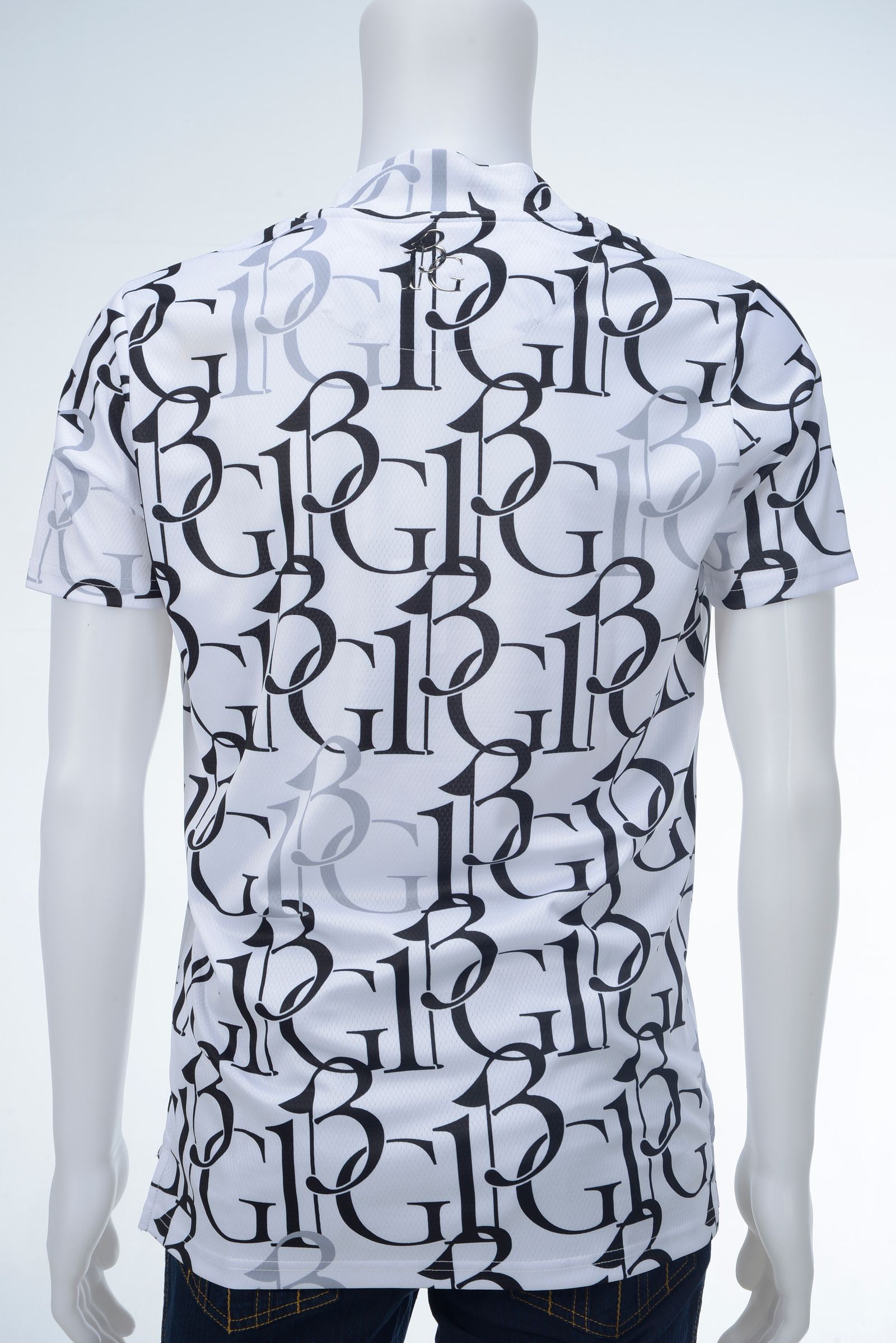 113 GOLF S/S MOCK NECK 113G MIX LOGO | Tシャツ | ホワイト | メンズ | ゴルフウェア