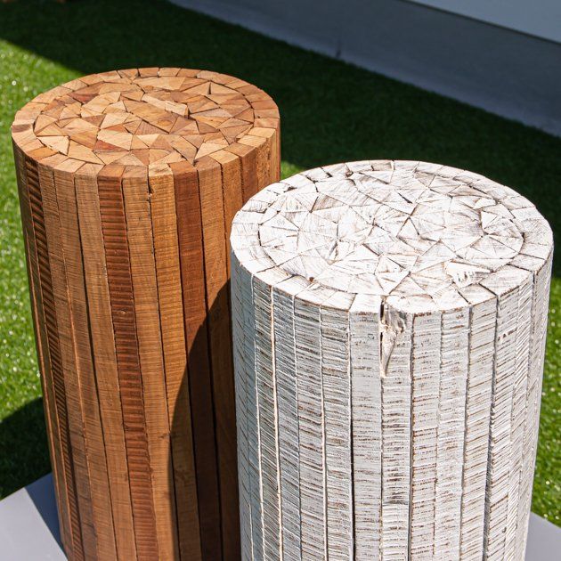Collected-Wood Stool