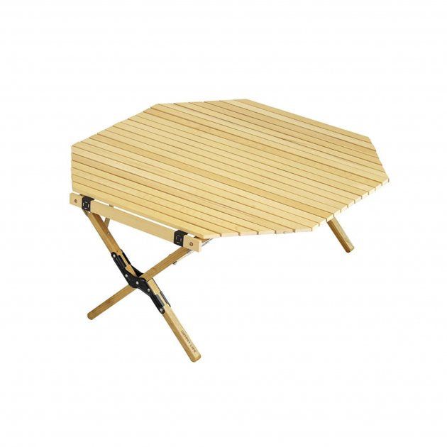 WOOD roll top table