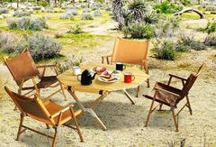 WOOD roll top table