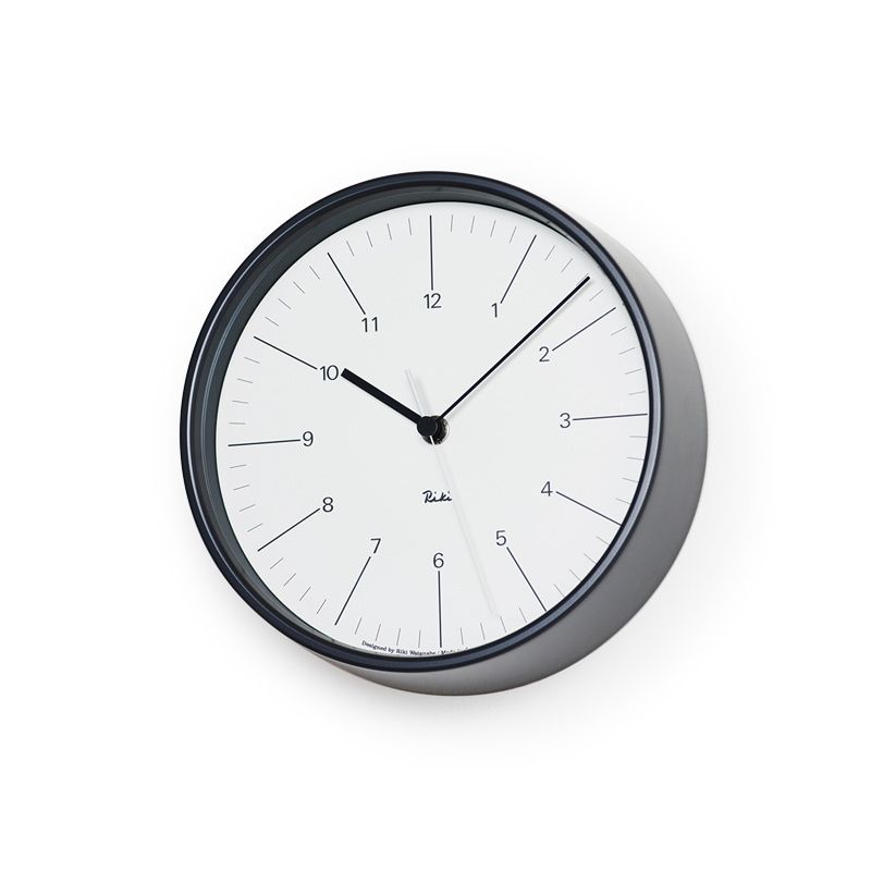 RIKI STEEL CLOCK / ホワイト