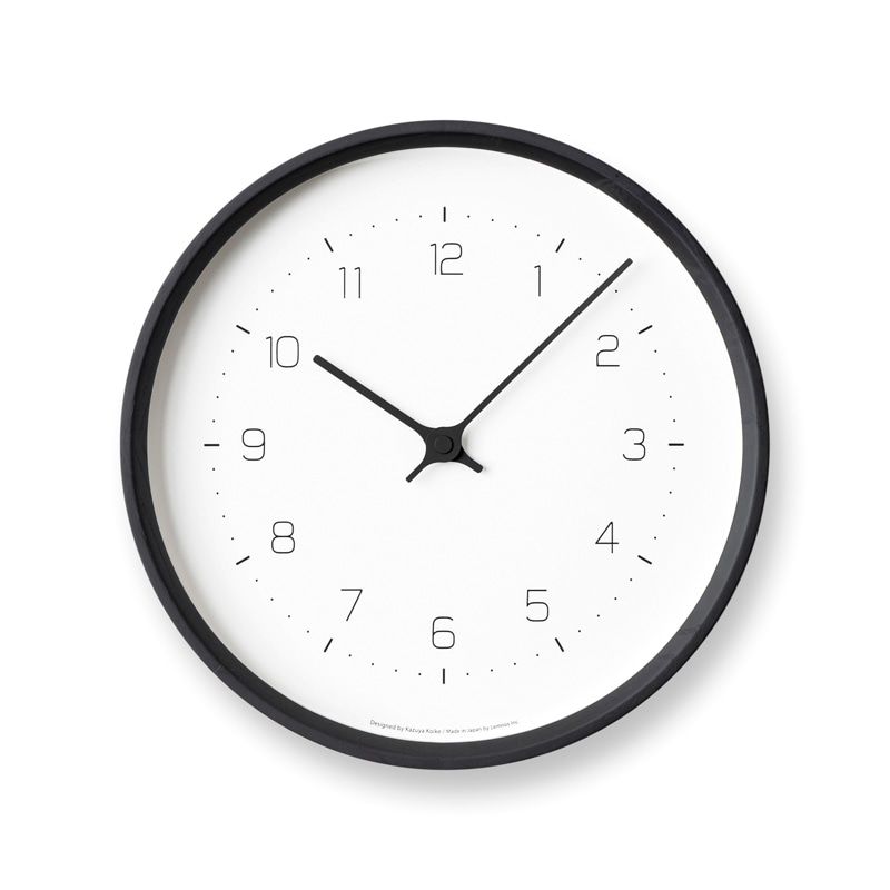 NEUT wall clock / ブラック