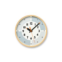 fun pun clock with color! / グレー