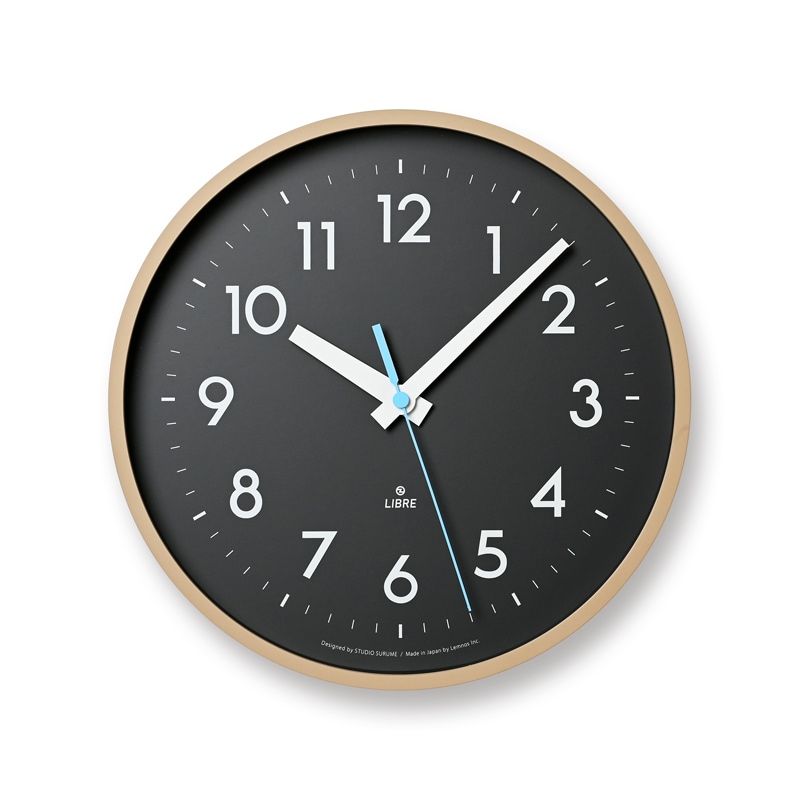 LIBRE CLOCK / チャコール