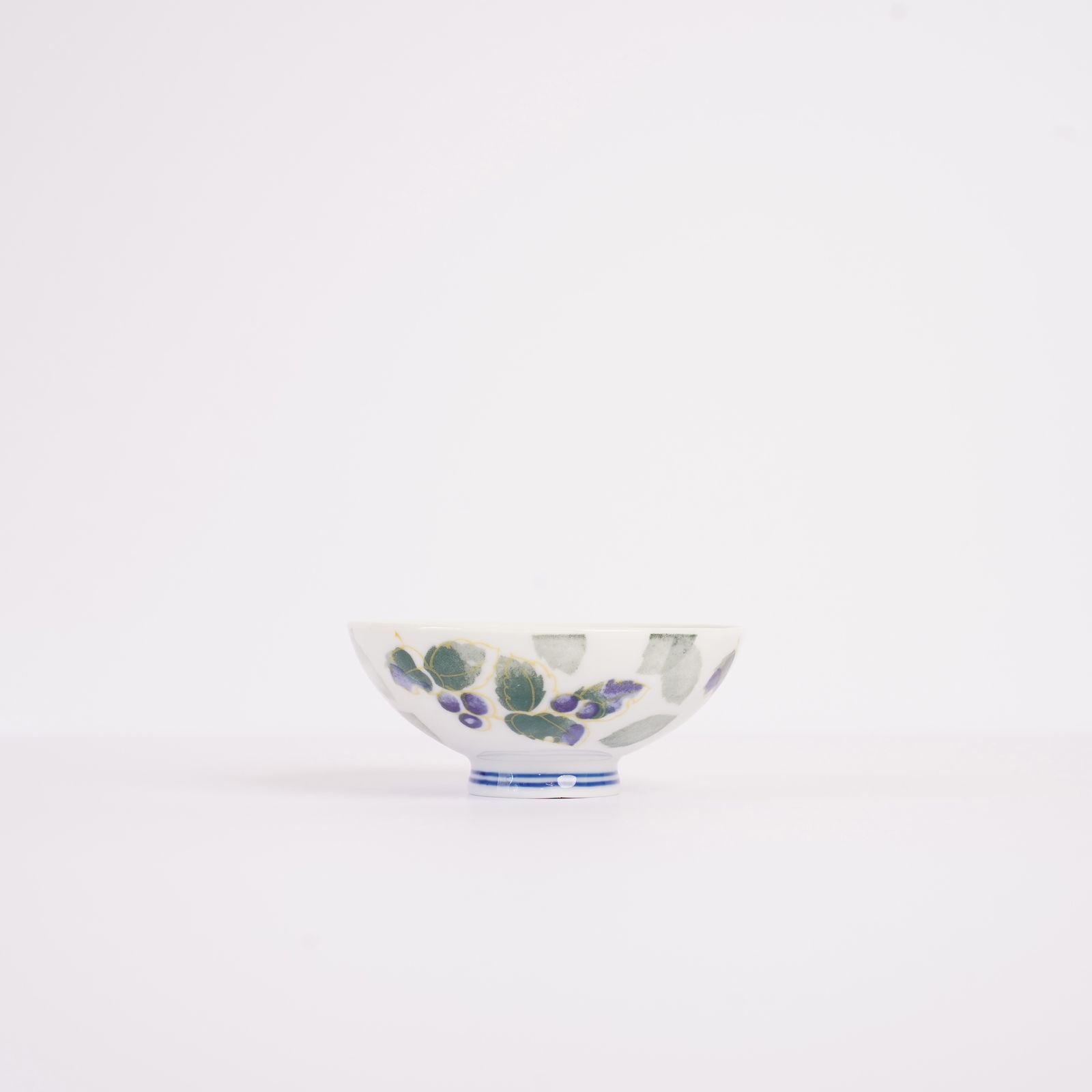 紫色の葡萄 ご飯茶碗 3個セット