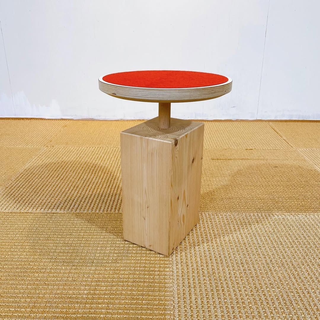 season24-4 / Kids Stool Red / sirch