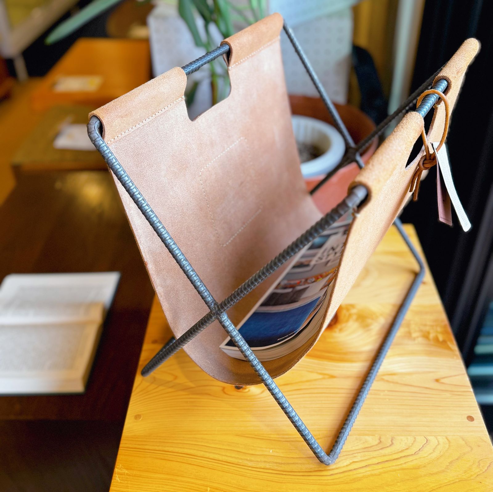 Leather rack / レザーラック / BrownBrown / ブラウンブラウン