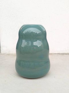土の花【花瓶】dumpy vase / Green