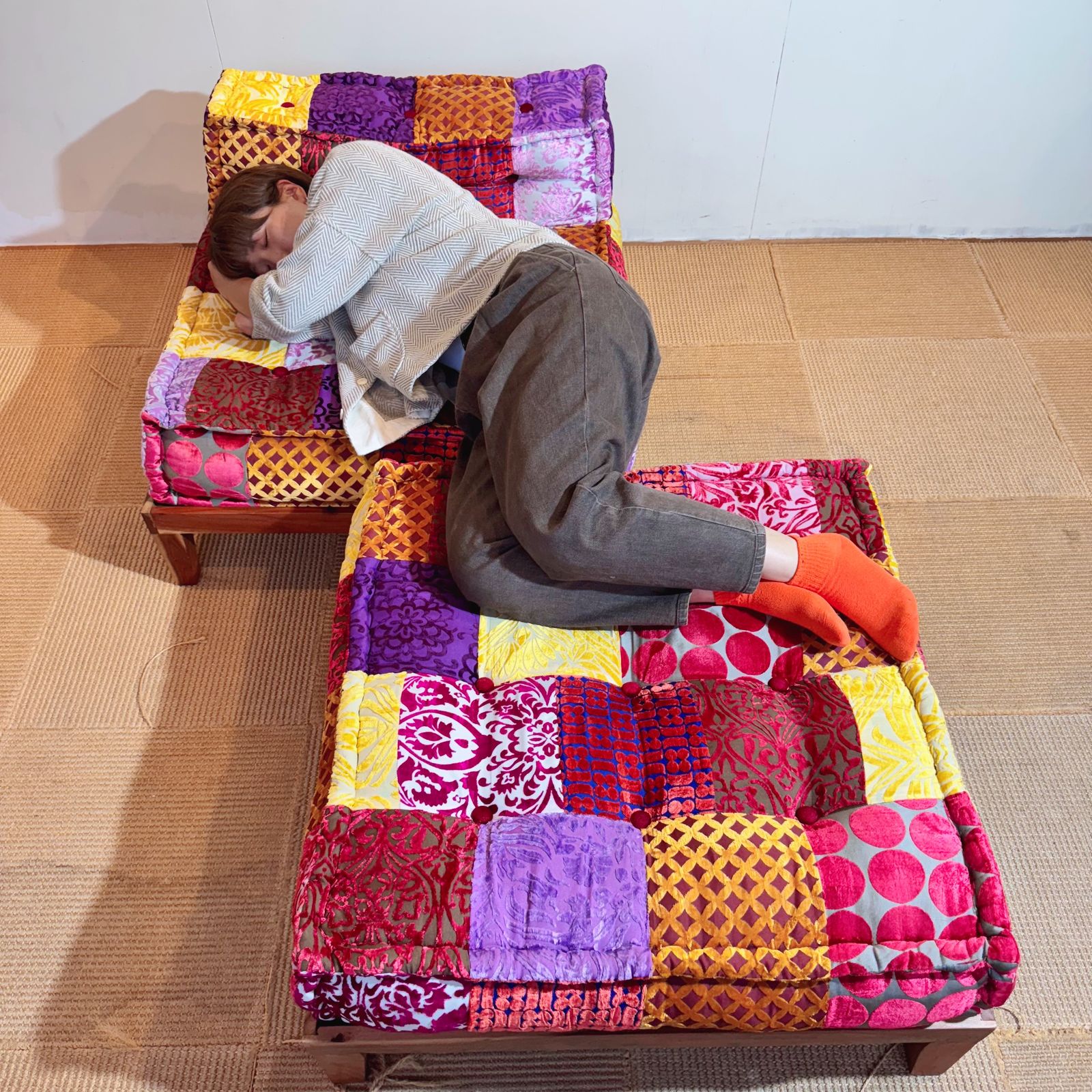 エーディックス / ブロックマルチザブオットマン / Block multi zabu ottoman / オットマン