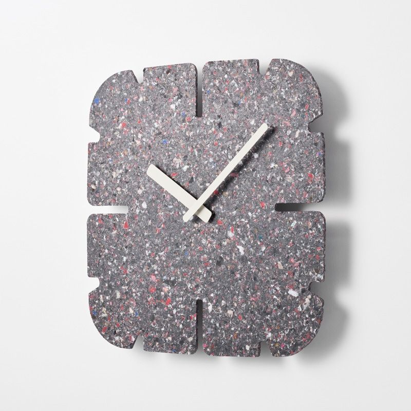 PANECO CLOCK / STONE / ストーン・ミドル・スリット四角