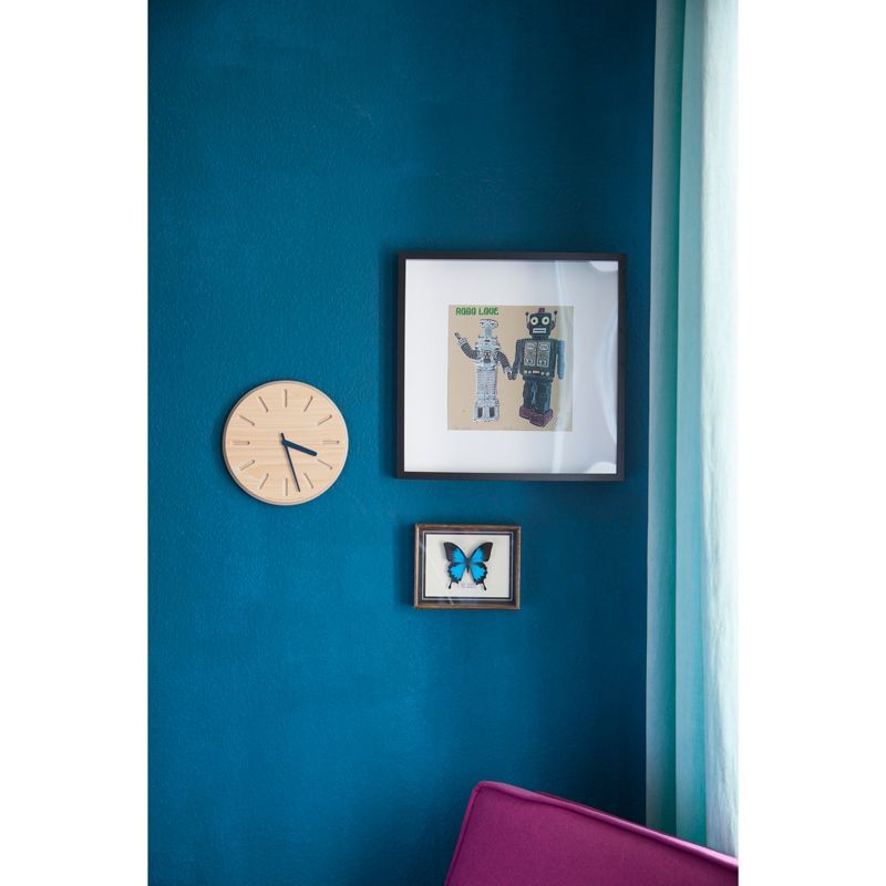 Paper-Wood CLOCK / ネイビー・line