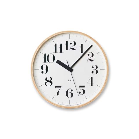 RIKI CLOCK RC / リキ クロック アールシー (電波時計) 太字 直径305mm