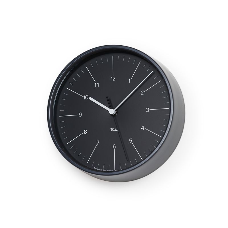 RIKI STEEL CLOCK / ブラック