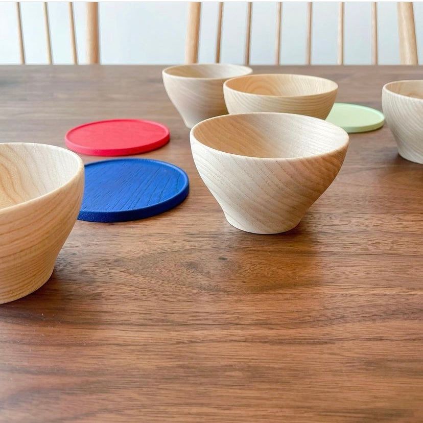 畑漆器のカップ&ソーサー「KOMA」