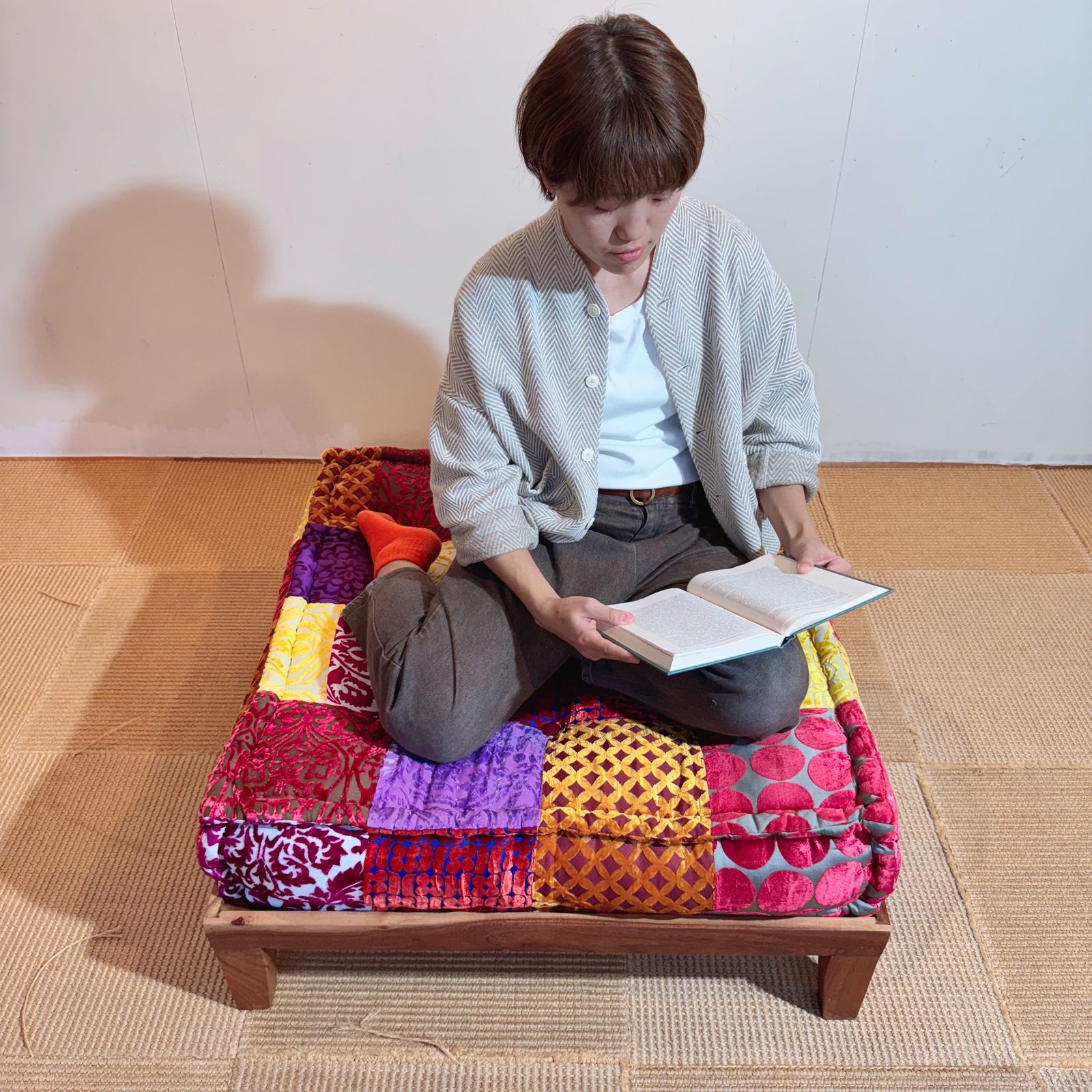 エーディックス / ブロックマルチザブオットマン / Block multi zabu ottoman / オットマン