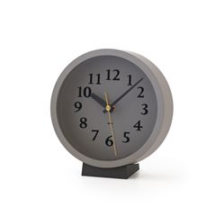 m clock (電波時計) グレー