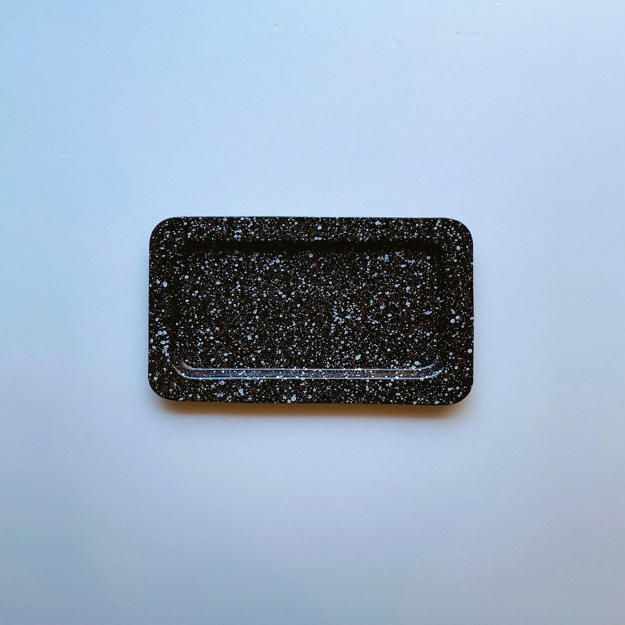 spotted rectangle tray