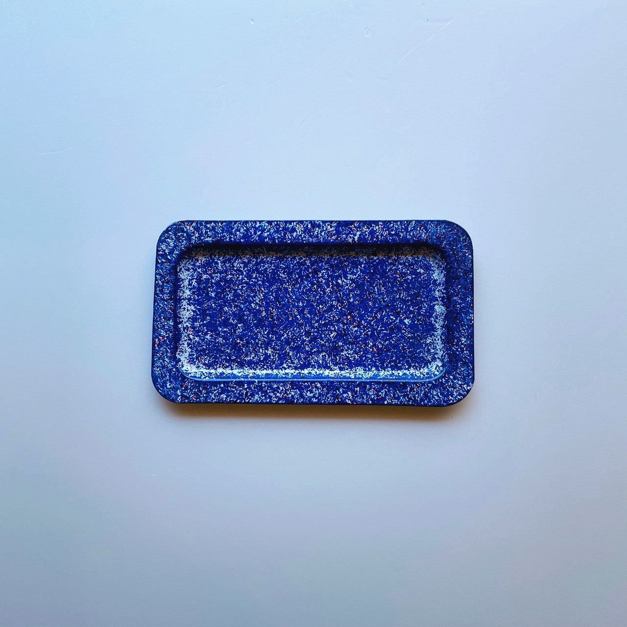 spotted rectangle tray