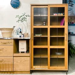 Cadeal Slide Glass Cabinet High