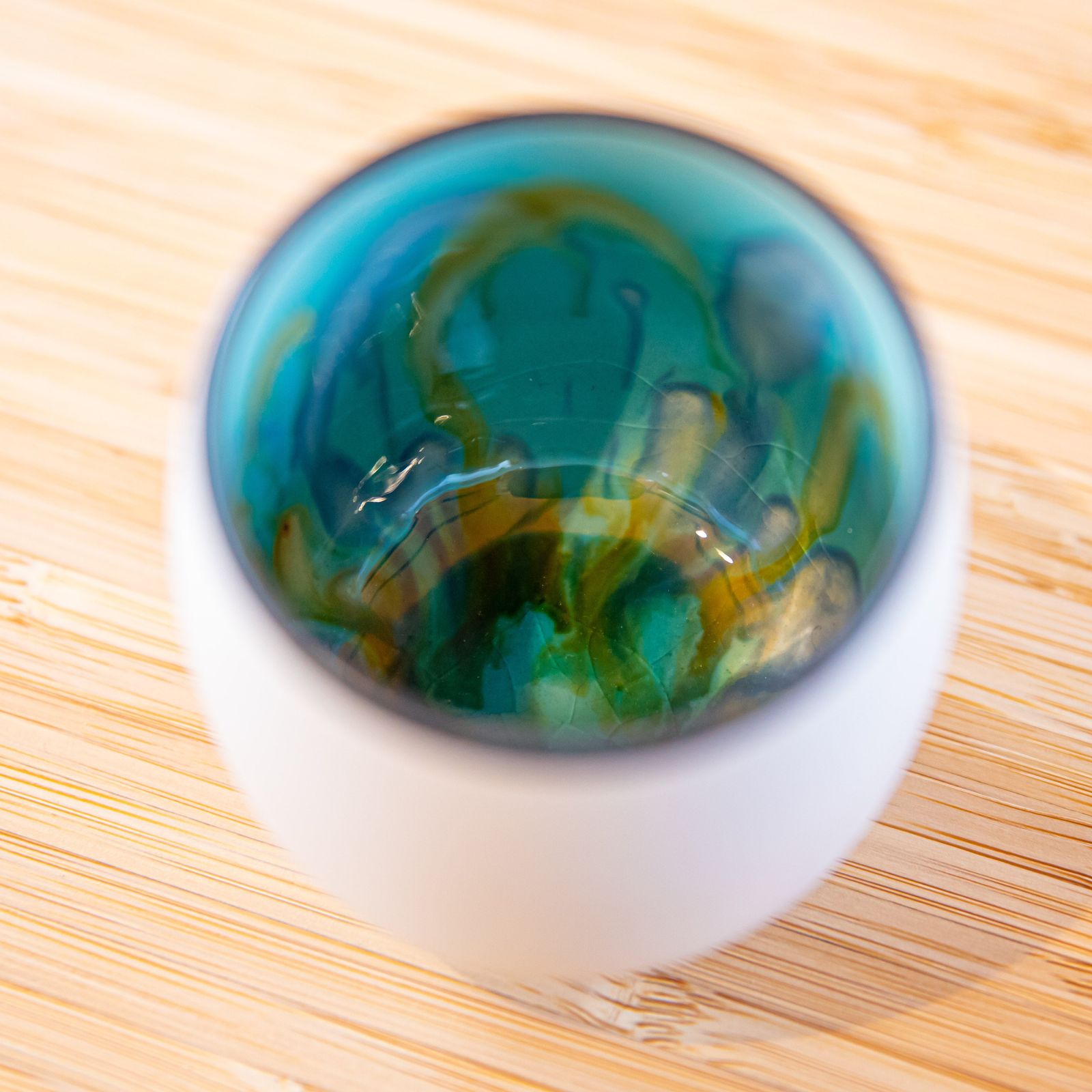 Marble 三つ足湯呑み