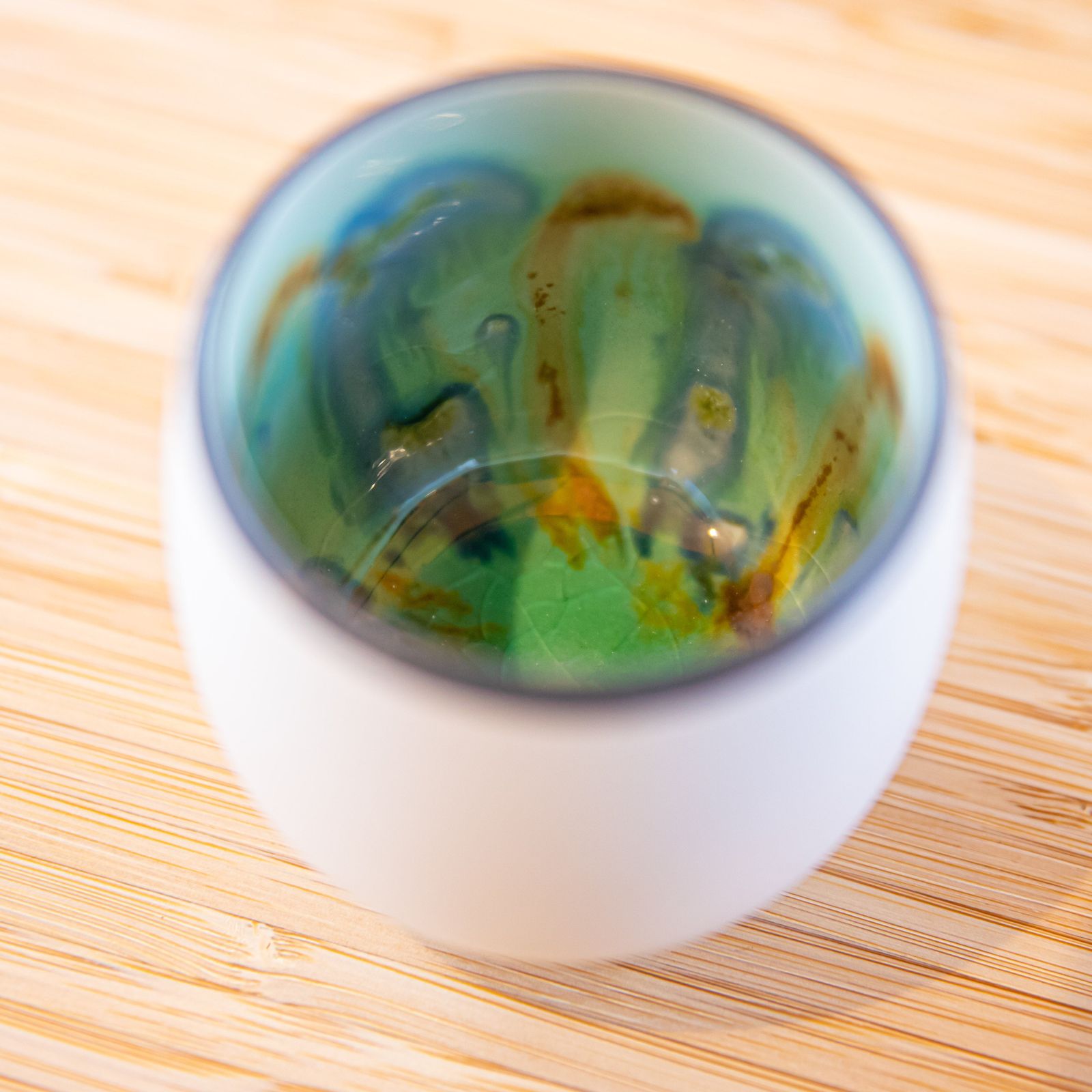 Marble 三つ足湯呑み