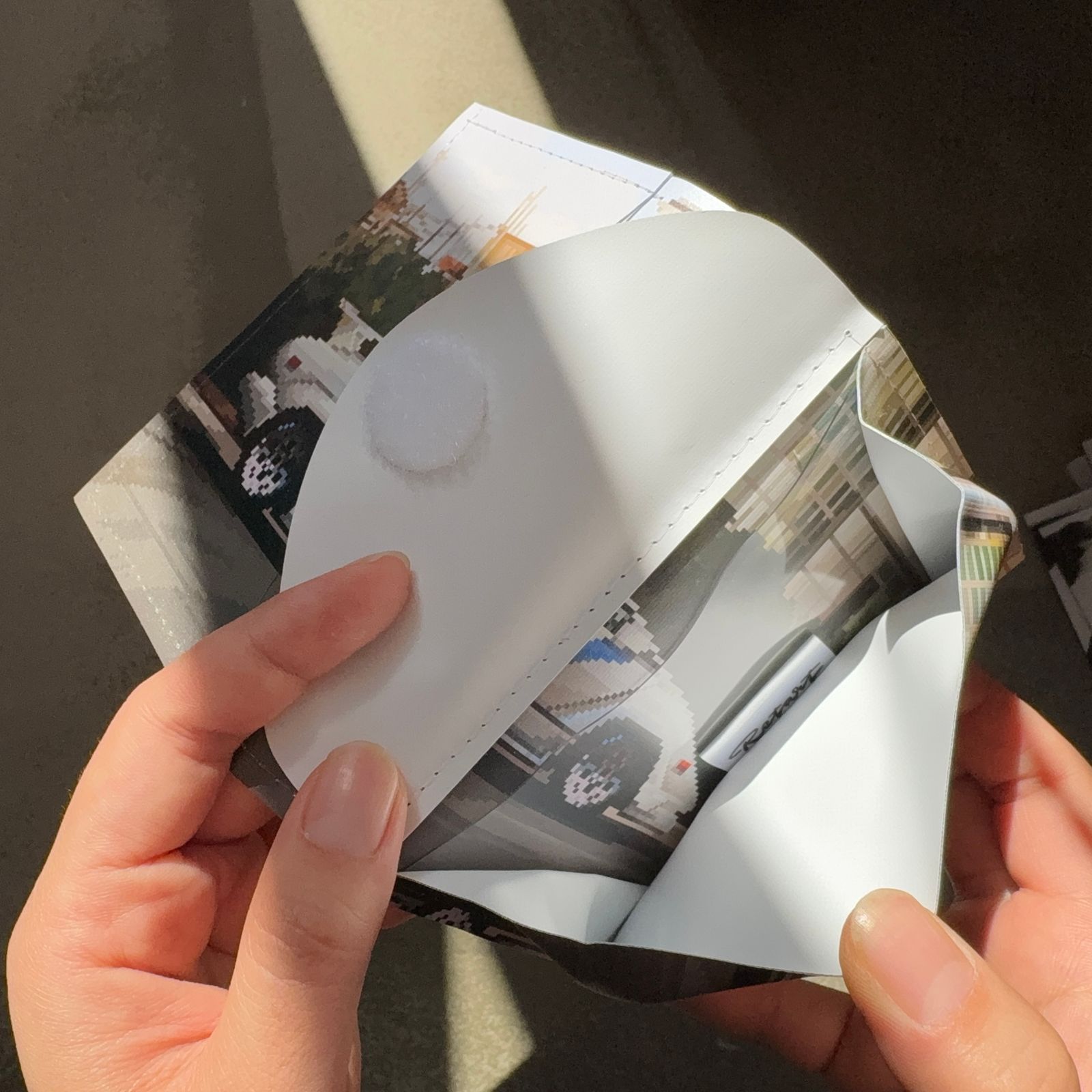 Aquvii Wallet small / RETART / 財布 (Black/White)