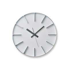 Edge clock / エッジクロック (掛け時計) ホワイト