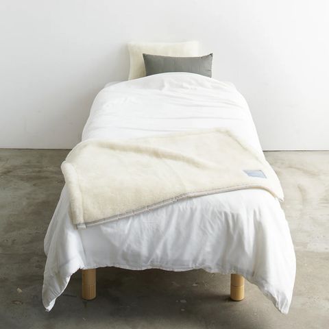 SERENE 6.0 Merino Wool New-Mayer (IVORY) / メリノウールニューマイヤー(アイボリー) / 膝掛け ブランケット