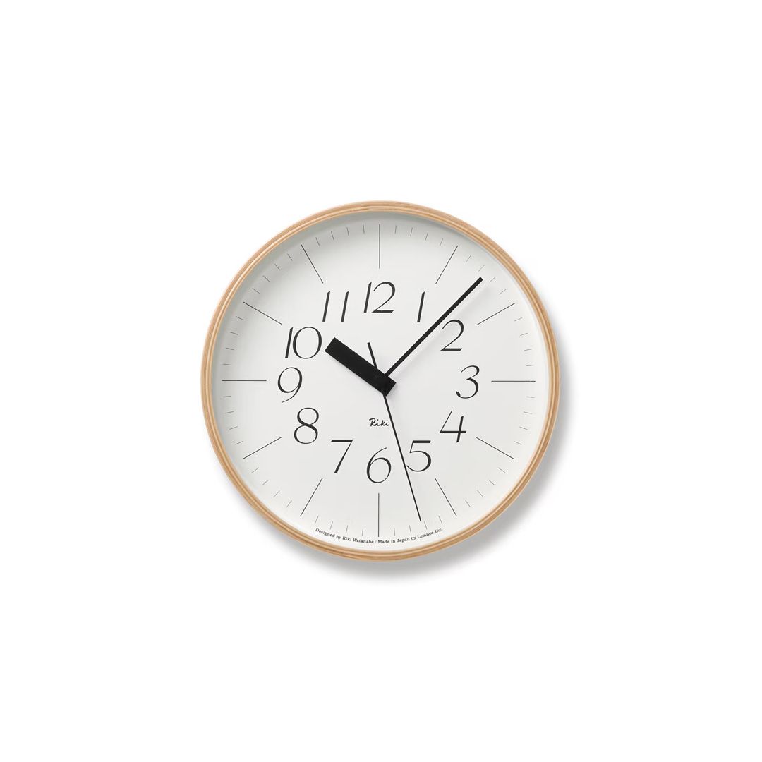 RIKI CLOCK RC / リキ クロック アールシー (電波時計) 細字 直径254mm