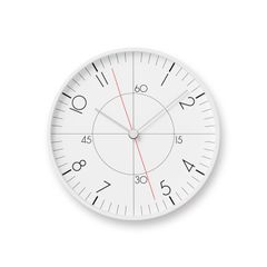 earth wall clock less /