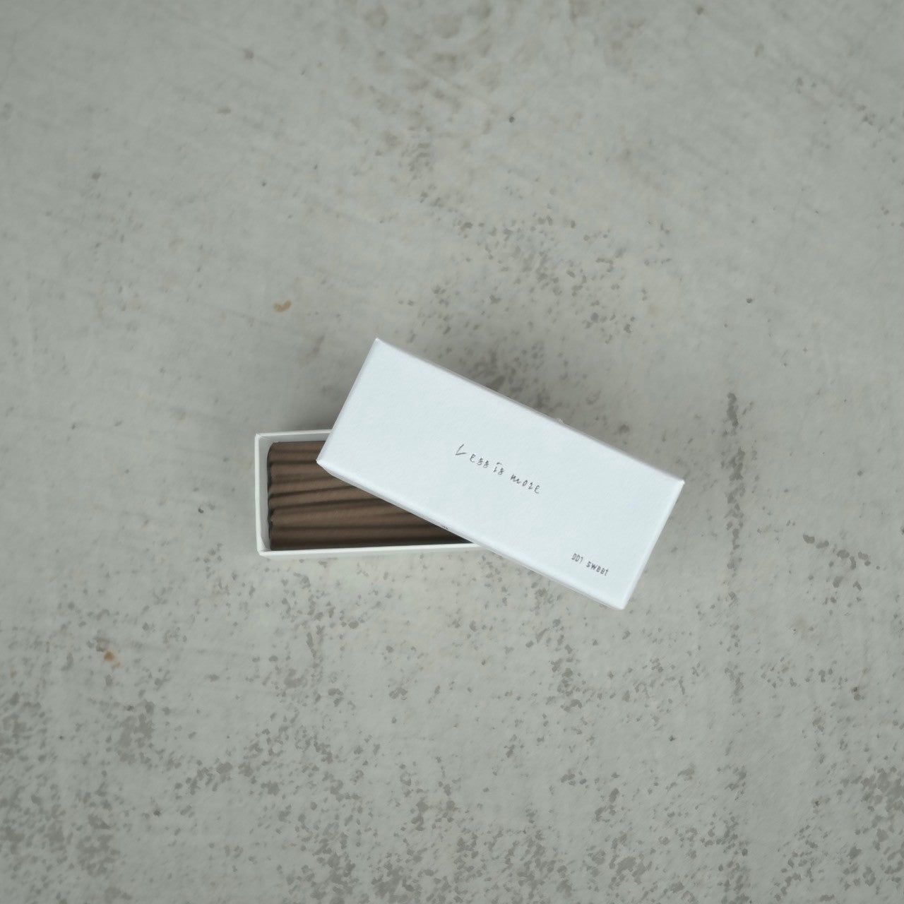 Less is more incense
