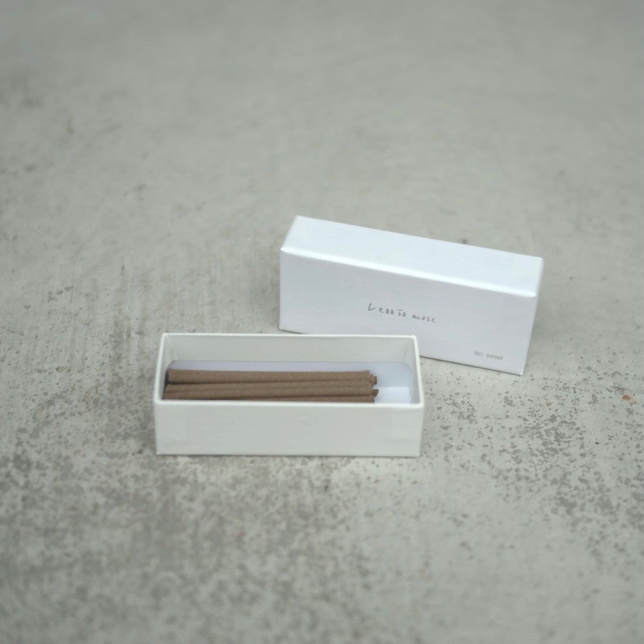 Less is more incense