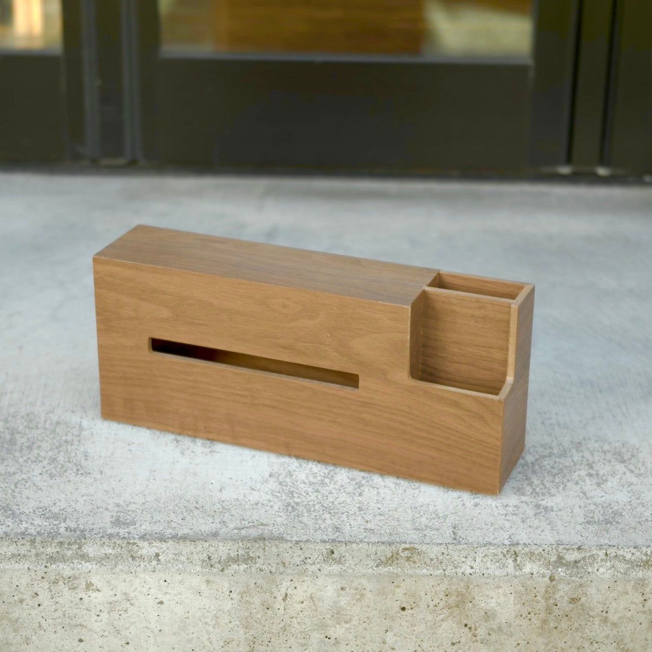 WOOD TISSUE CASE