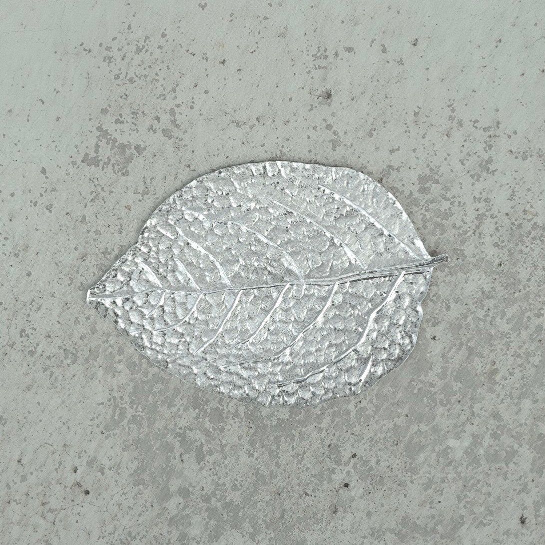 LEAF PLATE BRASS SOLID / ALUMINIUM / RUST